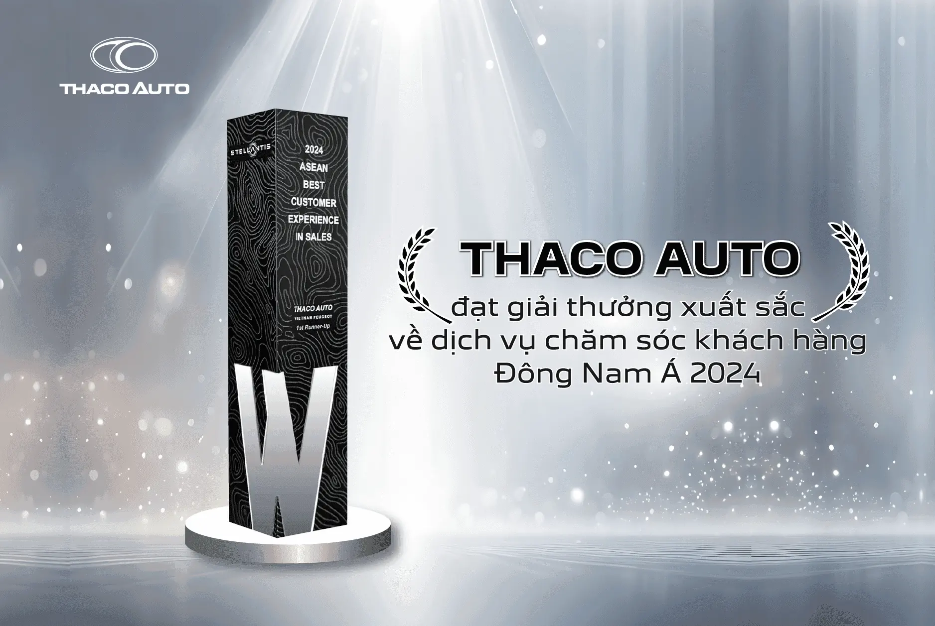 THACO AUTO đạt Giải thưởng xuất sắc về Dịch vụ chăm sóc khách hàng khu vực Đông Nam Á năm 202