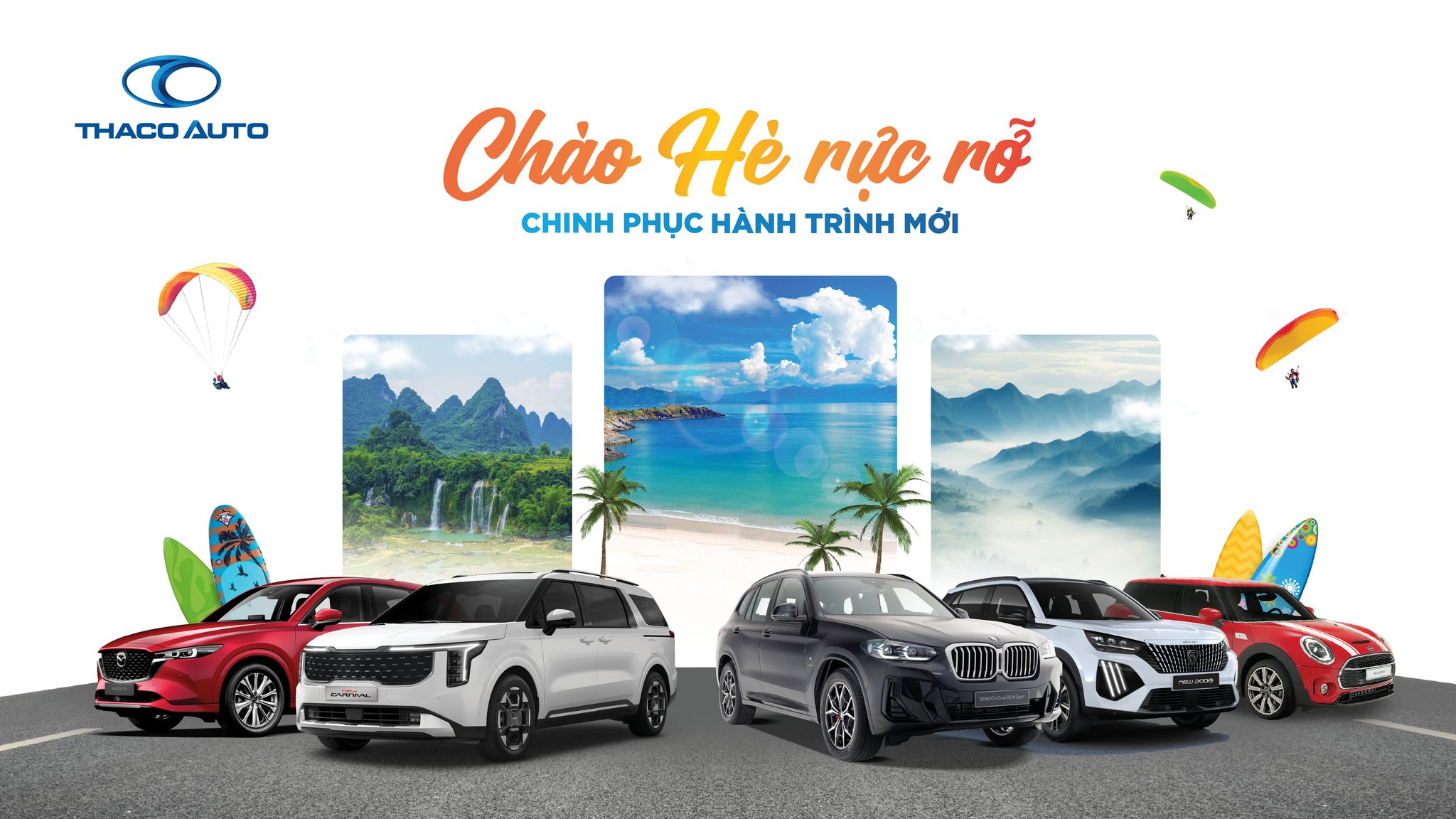 Chào hè rực rỡ - Chinh phục hành trình mới cùng THACO AUTO Bình Định