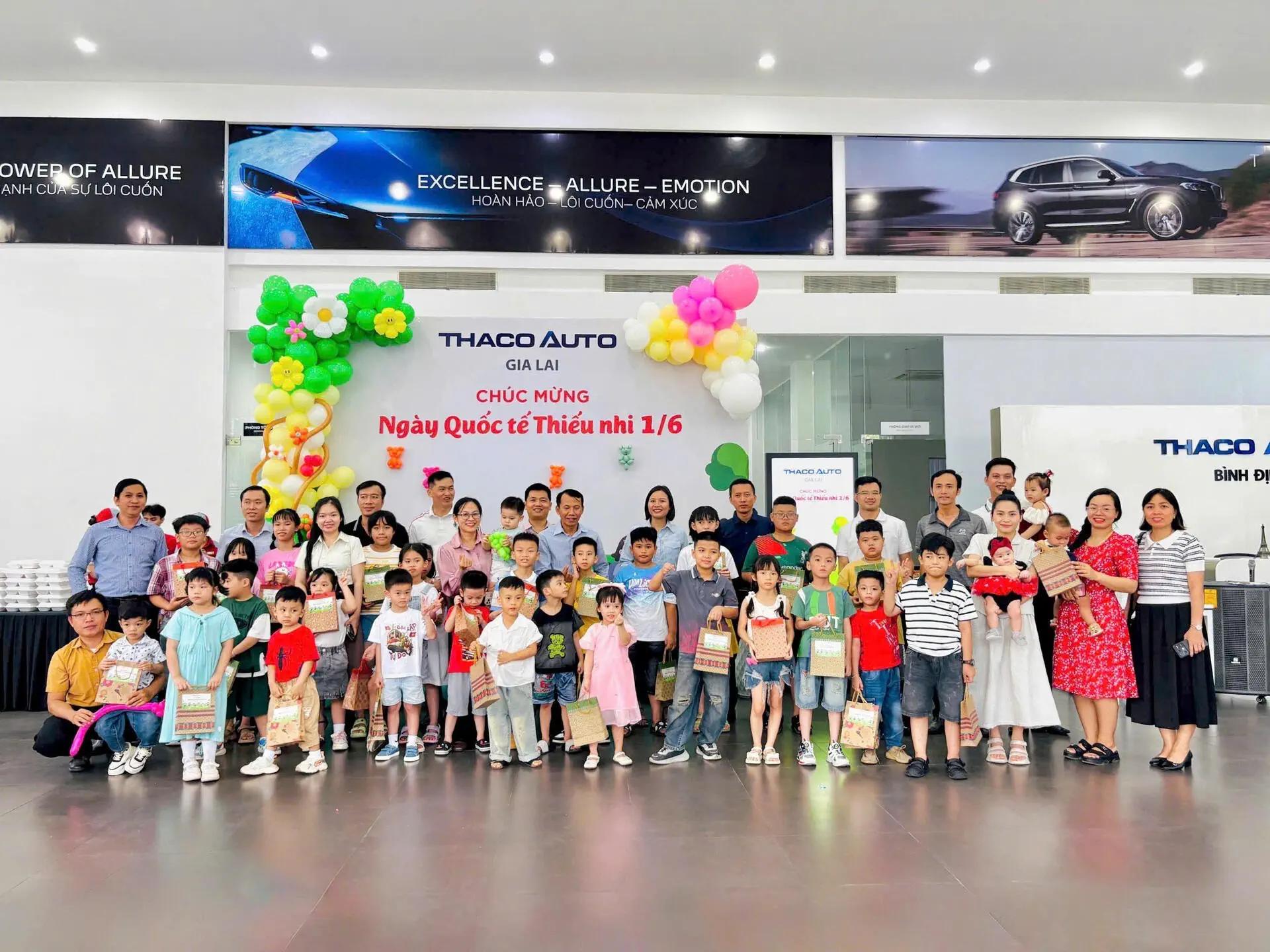 THACO AUTO Bình Định tổ chức ngày hội Quốc tế Thiếu nhi 1/6 cho các cháu