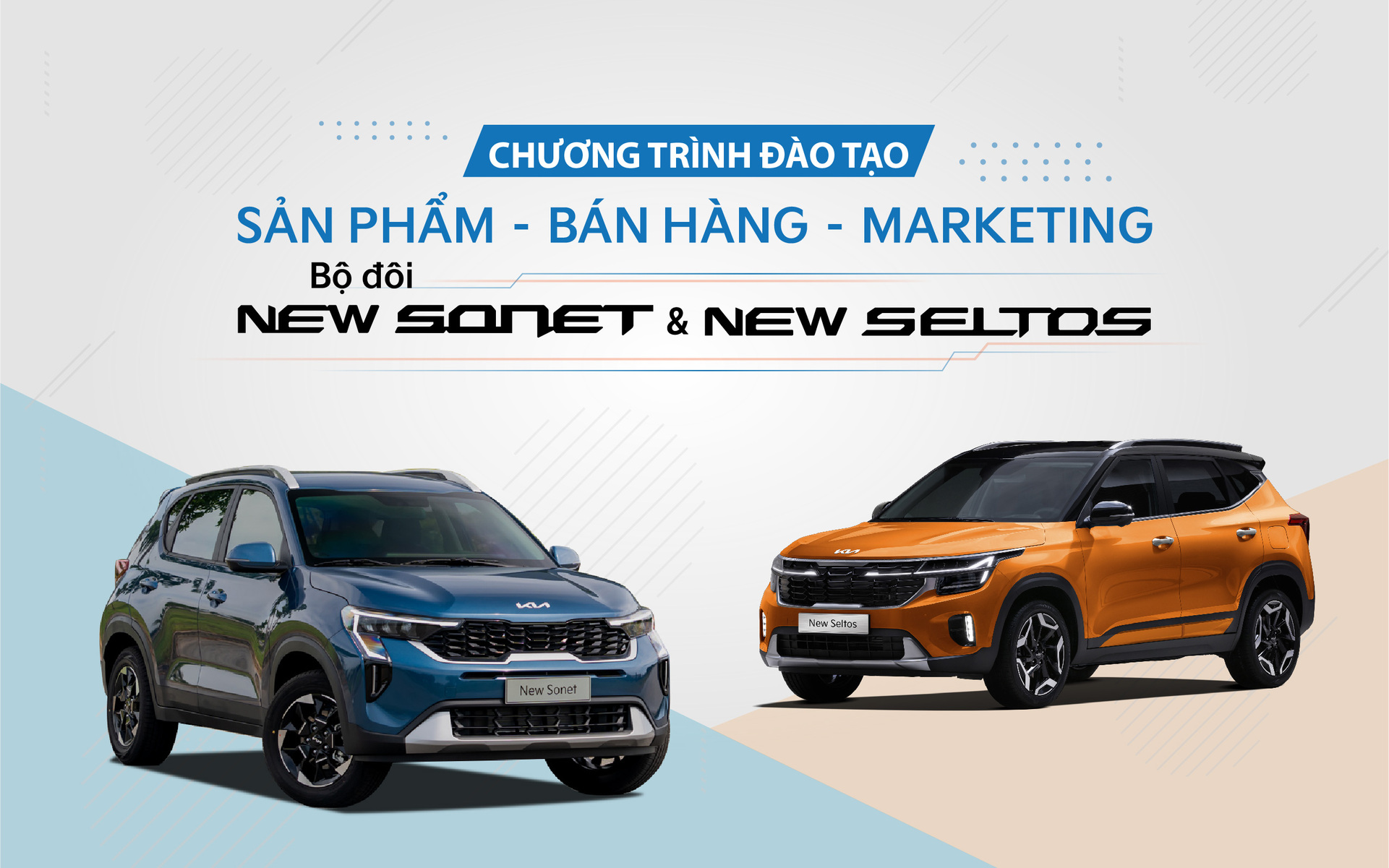 THACO AUTO Bình Định tham gia đào tạo kiến thức sản phẩm bộ đôi Kia New Sonet và Kia New Seltos