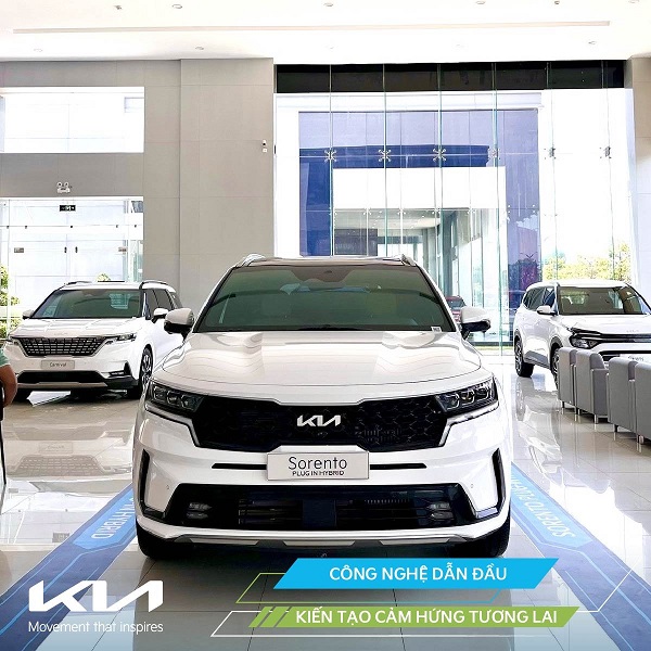 THACO AUTO Bình Định hòa cùng xu hướng di chuyển bền vững với Kia Sorento Hybrid & Plug-in Hybrid